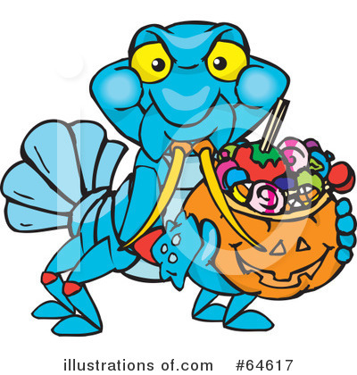 Trick Or Treater Clipart #64617 by Dennis Holmes Designs