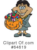 Trick Or Treating Clipart #64619 by Dennis Holmes Designs