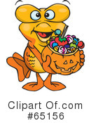 Trick Or Treating Clipart #65156 by Dennis Holmes Designs