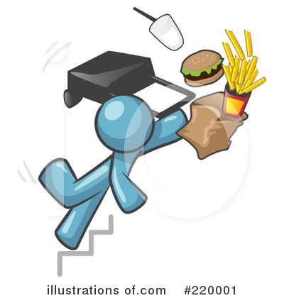 Royalty-Free (RF) Tripping Clipart Illustration by Leo Blanchette - Stock Sample #220001