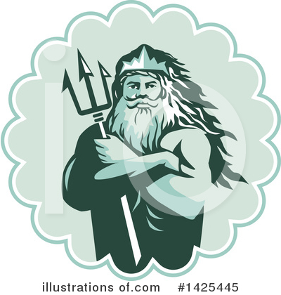 Royalty-Free (RF) Triton Clipart Illustration by patrimonio - Stock Sample #1425445