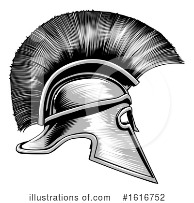 Spartan Helmet Clipart #1616752 by AtStockIllustration