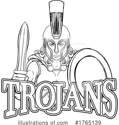 Royalty-Free (RF) Trojans Clipart Illustration by AtStockIllustration - Stock Sample #1765139