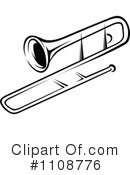 Trombone Clipart #1108776 by Vector Tradition SM