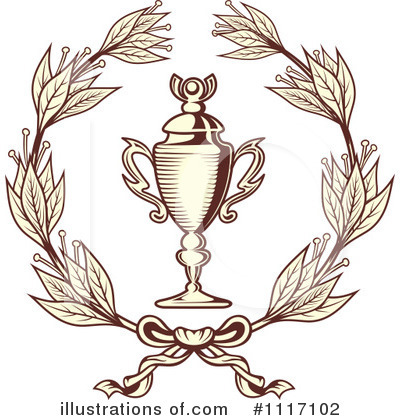 Trophy Cup Clipart #1117102 by Vector Tradition SM