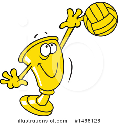 Volleyball Clipart #1468128 by Johnny Sajem