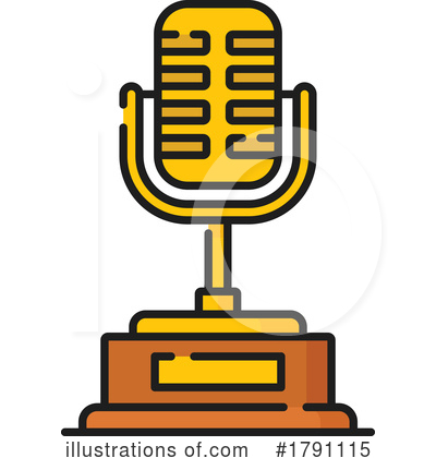 Microphone Clipart #1791115 by Vector Tradition SM