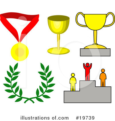 Trophy Cup Clipart #19739 by AtStockIllustration