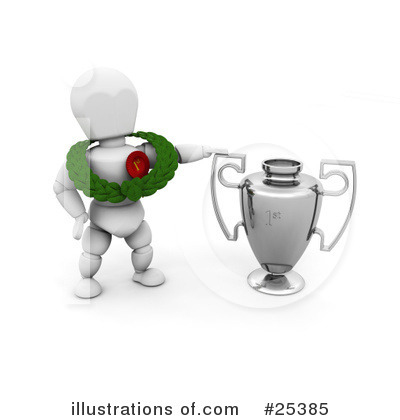 Royalty-Free (RF) Trophy Clipart Illustration by KJ Pargeter - Stock Sample #25385