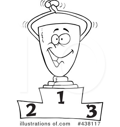 Royalty-Free (RF) Trophy Cup Clipart Illustration by toonaday - Stock Sample #438117