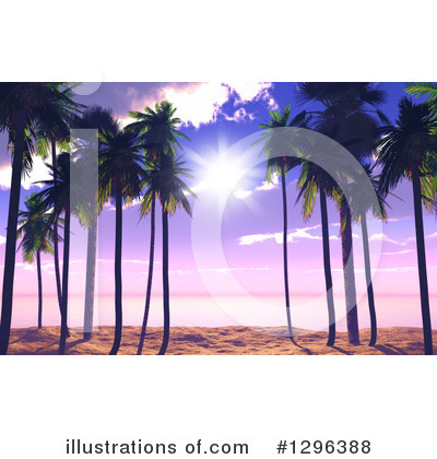 Beach Clipart #1296388 by KJ Pargeter