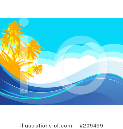 Royalty-Free (RF) Tropical Clipart Illustration by Pushkin - Stock Sample #209459