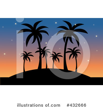 Royalty-Free (RF) Tropical Island Clipart Illustration by Pams Clipart - Stock Sample #432666