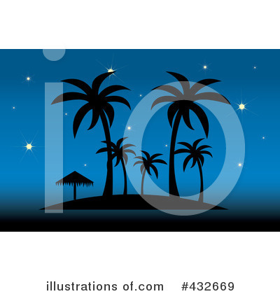 Royalty-Free (RF) Tropical Island Clipart Illustration by Pams Clipart - Stock Sample #432669