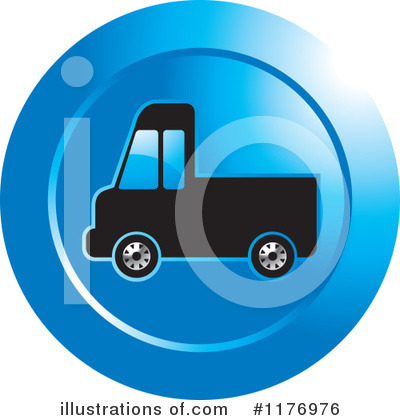 Pickup Truck Clipart #1176976 by Lal Perera