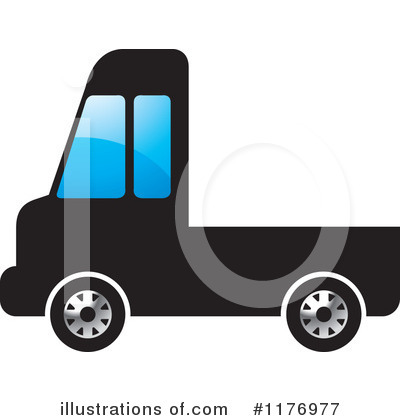Pickup Truck Clipart #1176977 by Lal Perera