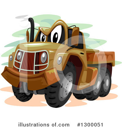 Royalty-Free (RF) Truck Clipart Illustration by BNP Design Studio - Stock Sample #1300051