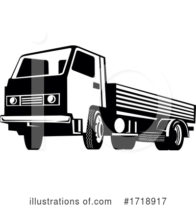 Dump Truck Clipart #1718917 by patrimonio