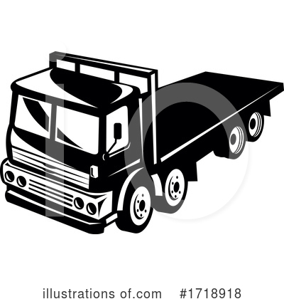 Royalty-Free (RF) Truck Clipart Illustration by patrimonio - Stock Sample #1718918