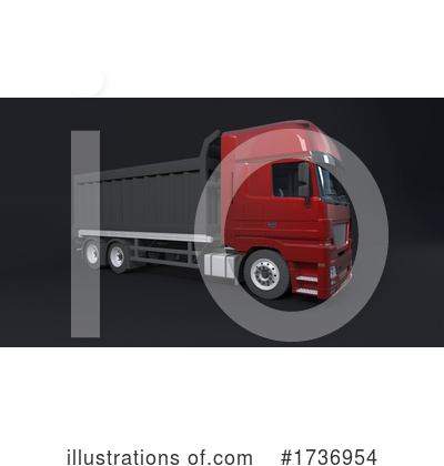 Royalty-Free (RF) Truck Clipart Illustration by KJ Pargeter - Stock Sample #1736954