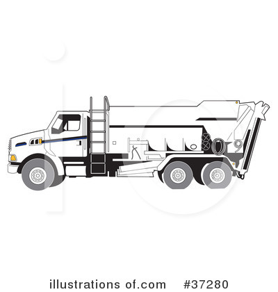Royalty-Free (RF) Truck Clipart Illustration by Andy Nortnik - Stock Sample #37280
