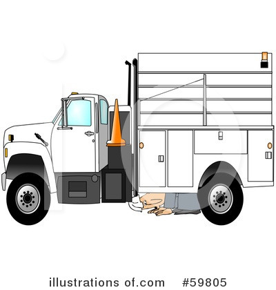 Work Truck Clipart #59805 by djart