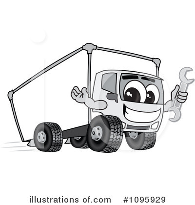 Truck Mascot Clipart #1095929 by Toons4Biz