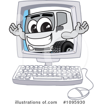 Truck Mascot Clipart #1095930 by Toons4Biz