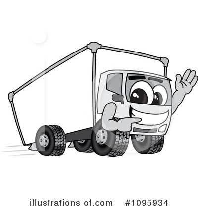 Truck Mascot Clipart #1095934 by Toons4Biz