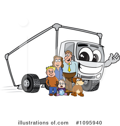 Truck Mascot Clipart #1095940 by Toons4Biz