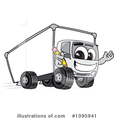 Truck Mascot Clipart #1095941 by Toons4Biz