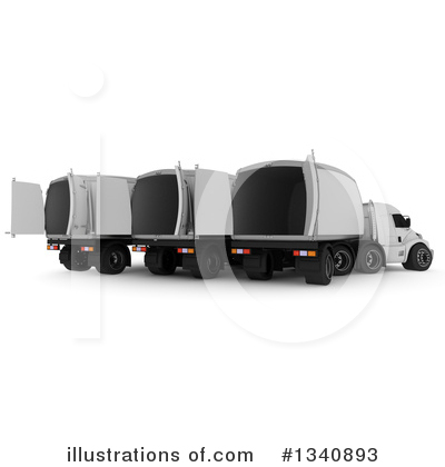 Royalty-Free (RF) Trucking Clipart Illustration by KJ Pargeter - Stock Sample #1340893