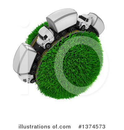 Cargo Truck Clipart #1374573 by KJ Pargeter