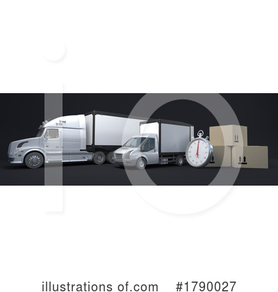 Royalty-Free (RF) Trucking Clipart Illustration by KJ Pargeter - Stock Sample #1790027