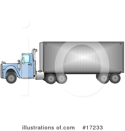 Royalty-Free (RF) Trucking Industry Clipart Illustration by djart - Stock Sample #17233