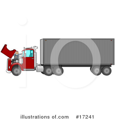 Royalty-Free (RF) Trucking Industry Clipart Illustration by djart - Stock Sample #17241
