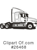 Trucking Industry Clipart #26468 by David Rey