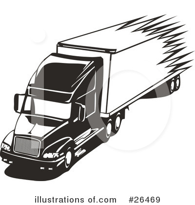 Royalty-Free (RF) Trucking Industry Clipart Illustration by David Rey - Stock Sample #26469
