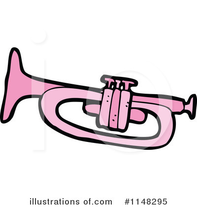 Royalty-Free (RF) Trumpet Clipart Illustration by lineartestpilot - Stock Sample #1148295