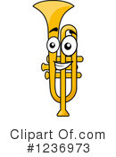 Trumpet Clipart #1236973 by Vector Tradition SM