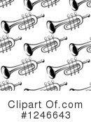 Trumpet Clipart #1246643 by Vector Tradition SM