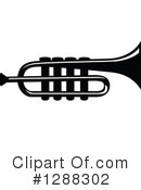 Trumpet Clipart #1288302 by Vector Tradition SM