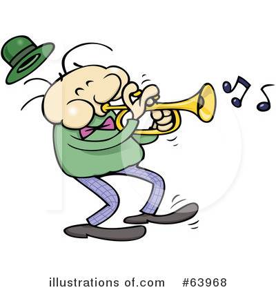 Royalty-Free (RF) Trumpet Clipart Illustration by gnurf - Stock Sample #63968