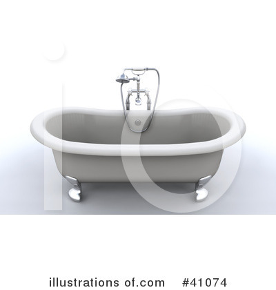 Bath Tub Clipart #41074 by KJ Pargeter