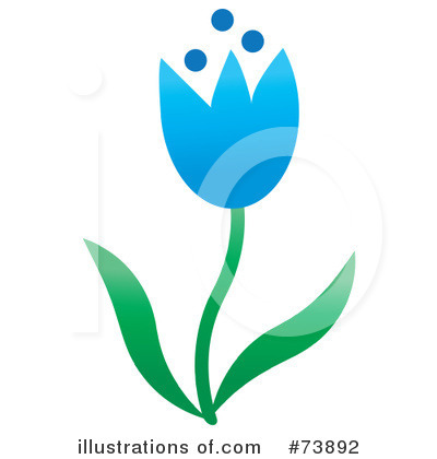 Royalty-Free (RF) Tulip Clipart Illustration by Pams Clipart - Stock Sample #73892