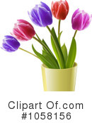 Tulips Clipart #1058156 by elaineitalia