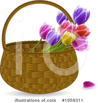 Royalty-Free (RF) Tulips Clipart Illustration by elaineitalia - Stock Sample #1059311