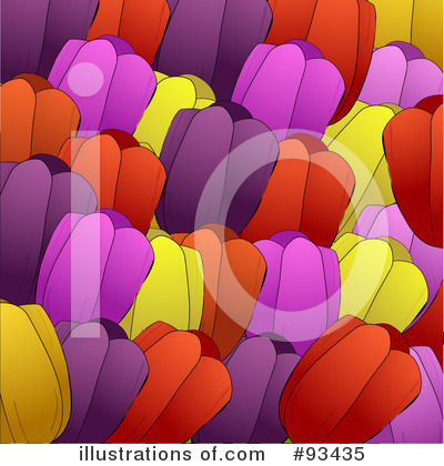 Royalty-Free (RF) Tulips Clipart Illustration by elaineitalia - Stock Sample #93435