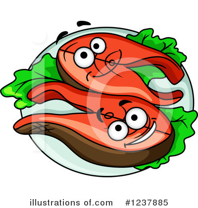 Tuna Clipart #1237885 by Vector Tradition SM