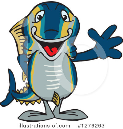 Tuna Clipart #1276263 by Dennis Holmes Designs